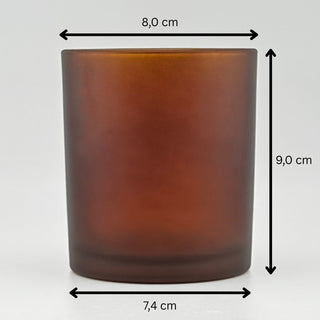 Glas Braun 10oz