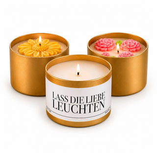 Duftkerze "Lass die Liebe leuchten"