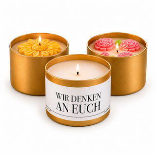 Duftkerze "Wir denken an euch"