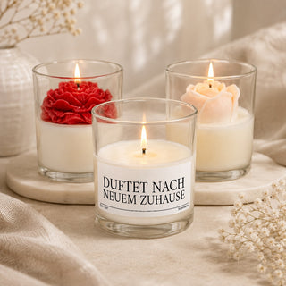 Duftkerze "Duftet nach neuem Zuhause"