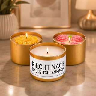 Duftkerze "Riecht nach Bad-Bitch-Energie"