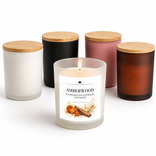 Duftkerze mit Duftnote Amberwood