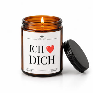 Duftkerze "Ich ❤️ dich"