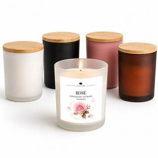 Duftkerze mit Duftnote Rose