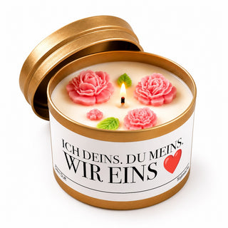 Duftkerze "Ich deins. Du meins. Wir eins ❤️"