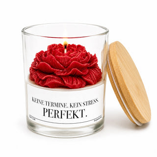Duftkerze "Keine Termine. Kein Stress. Perfekt."