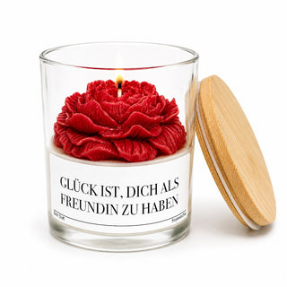 Duftkerze "Glück ist, DICH als Freundin zu haben"