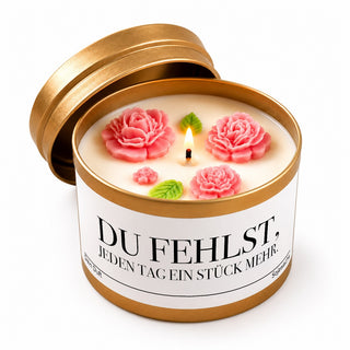 Duftkerze "Du fehlst, jeden Tag ein Stück mehr"