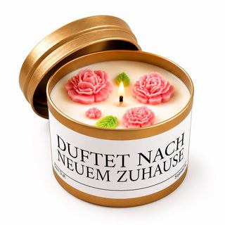 Duftkerze "Duftet nach neuem Zuhause"
