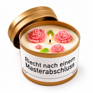Duftkerze "Riecht nach einem Masterabschluss"