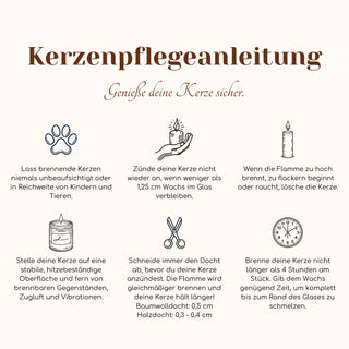 Duftkerze mit Duftnote Kirschblüte