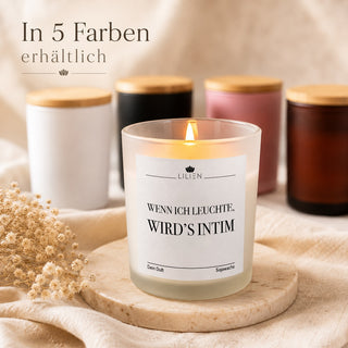 Duftkerze "Wenn ich leuchte, wird’s intim"