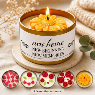 Duftkerze "New Home – New Beginning – New Memories"