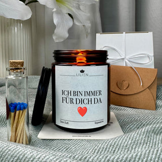 Duftkerze "Ich bin immer für dich da ❤️"