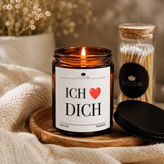 Duftkerze "Ich ❤️ dich"