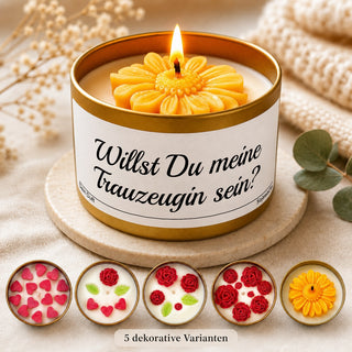 Duftkerze "Willst Du meine Trauzeugin sein?"