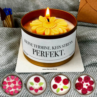 Duftkerze "Keine Termine. Kein Stress. Perfekt."