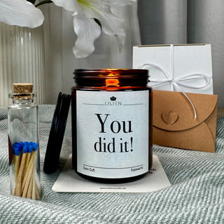 Duftkerze "You did it!"