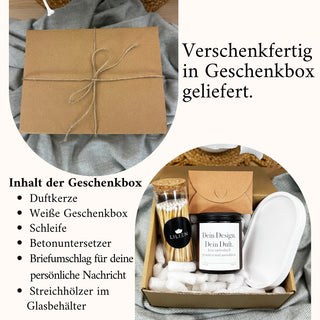 Personalisierte Duftkerze 'Wunschtext' Kerze im Tiegel