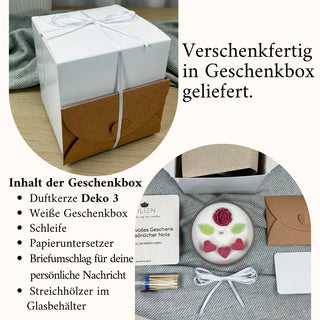 Personalisierte Duftkerze „Wunschtext“ – Kerze in der Dose